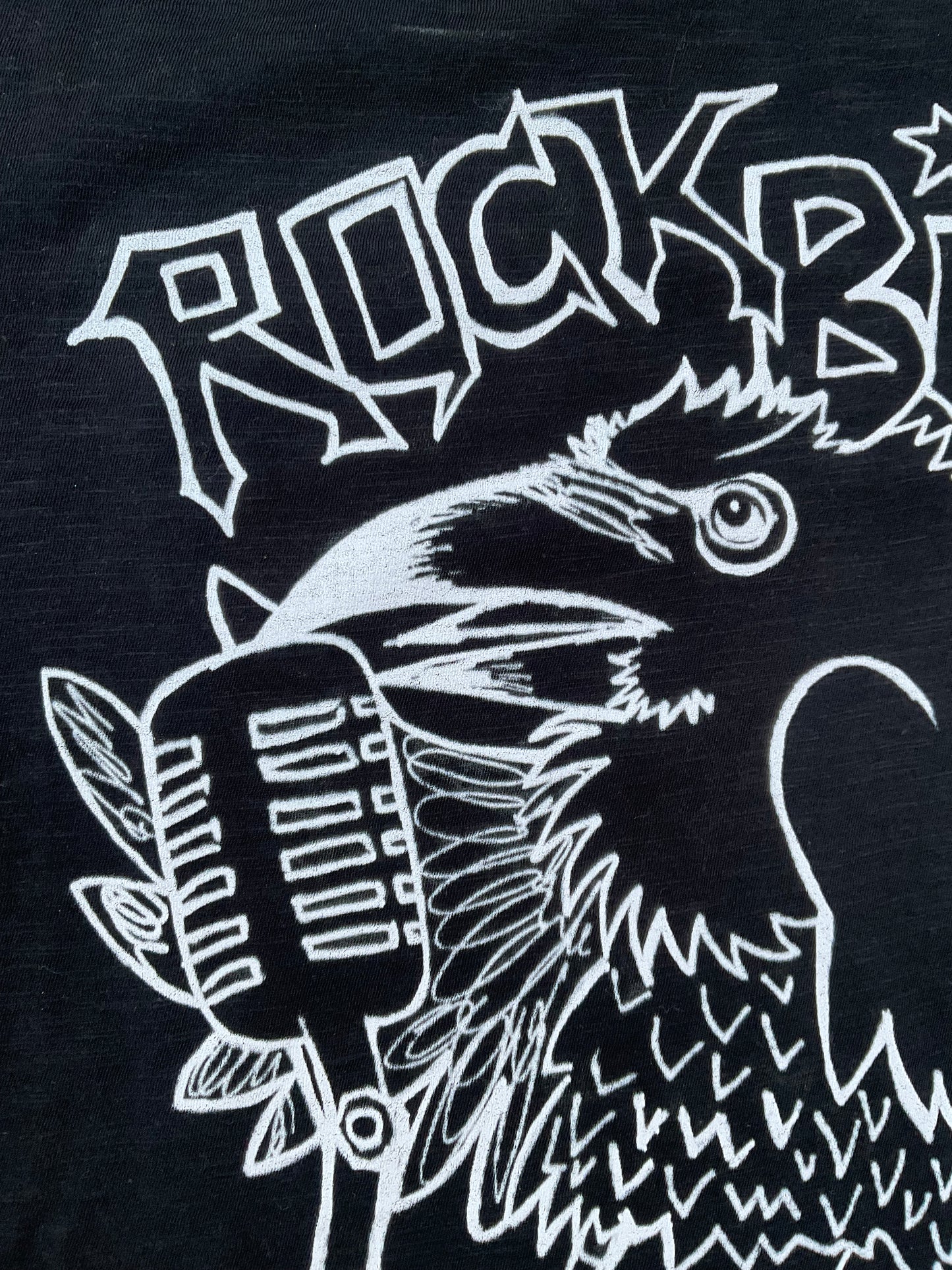 Rock Bird woman T-shirt, black