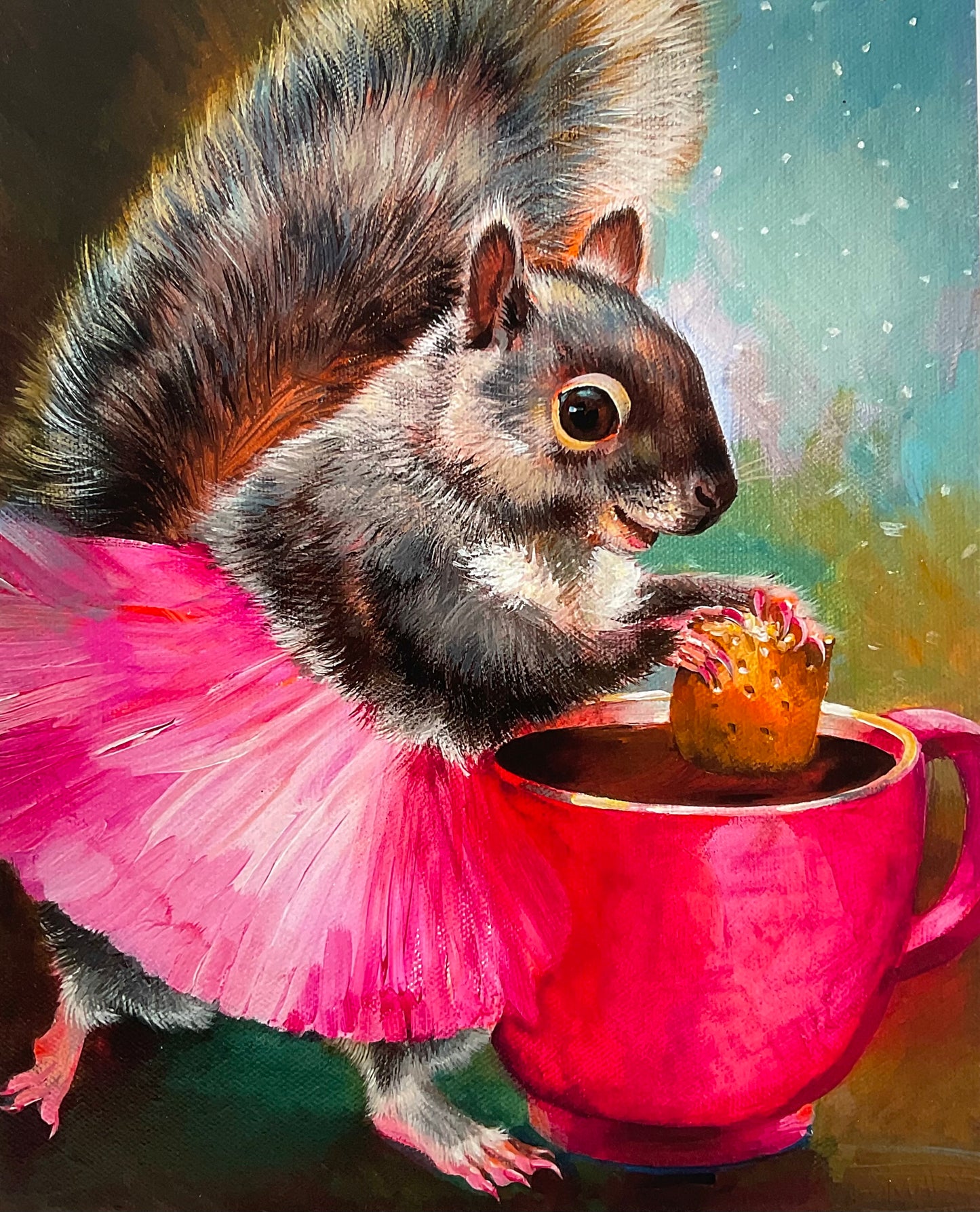 Print Biscuit Dunking