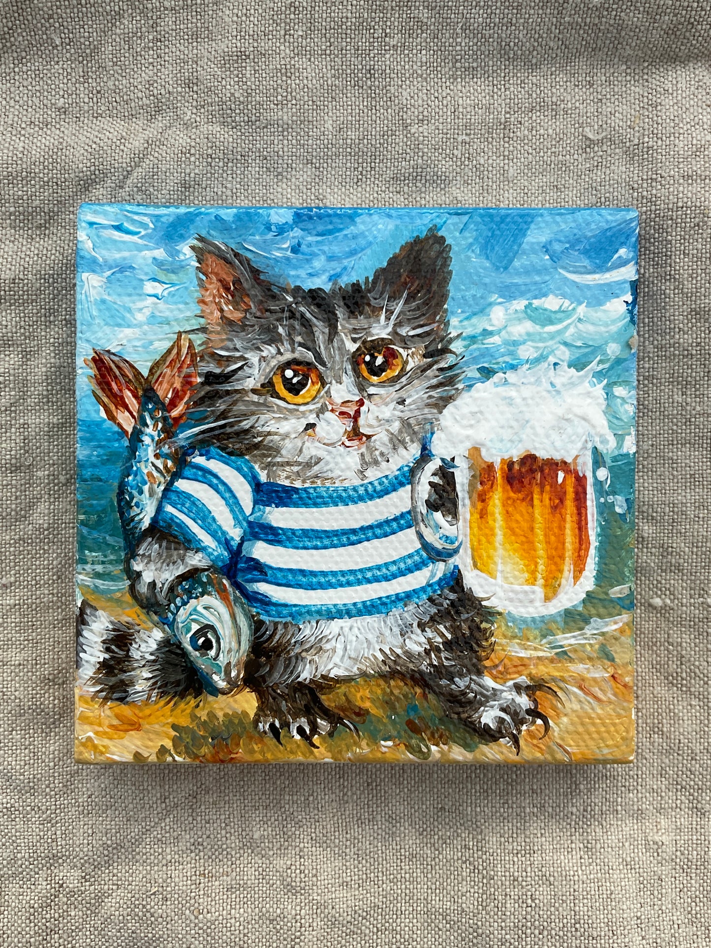 The Joys of Summer (beer Cat)