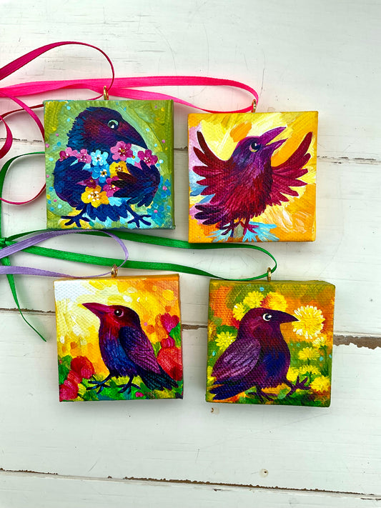 SOLD 🔴 BUT YOU CAN ORDER YOURS! Four Easter Crows. Easter 2025.