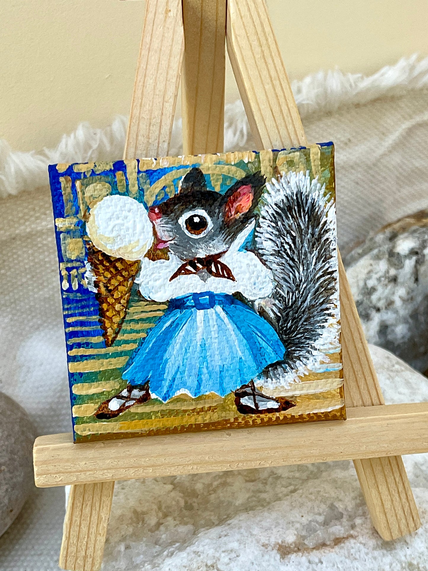 Roman Holiday squirrel edition