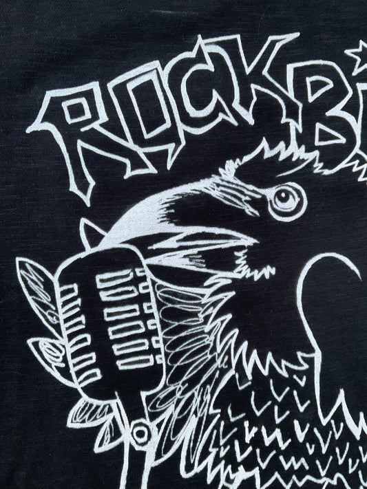 Rock Bird woman T-shirt, black