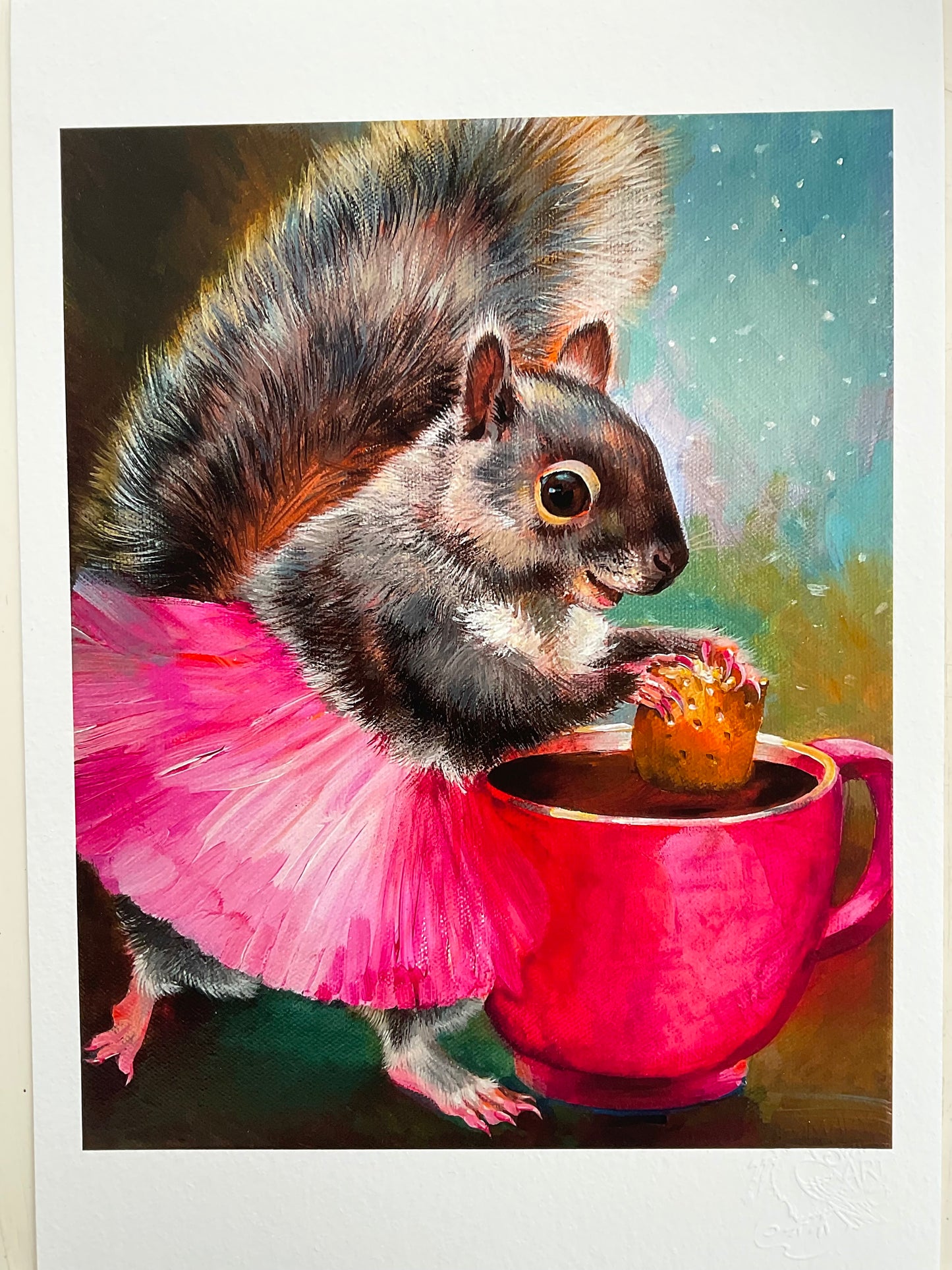 Print Biscuit Dunking