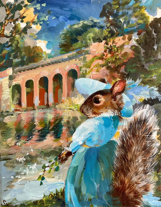 Lady in Blue