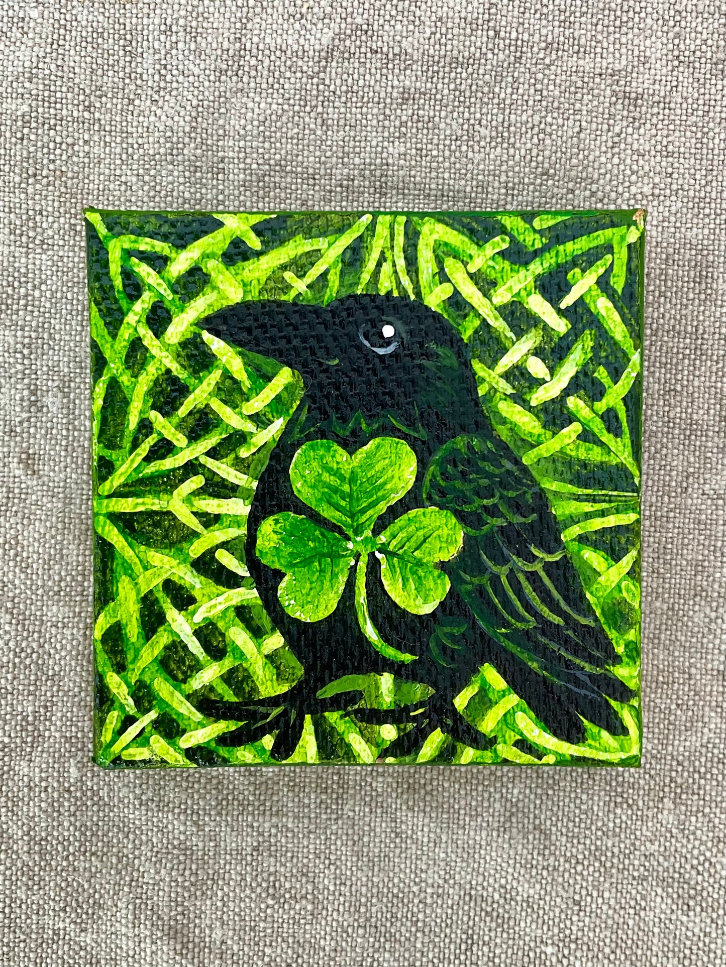 Patrick the Raven miniature
