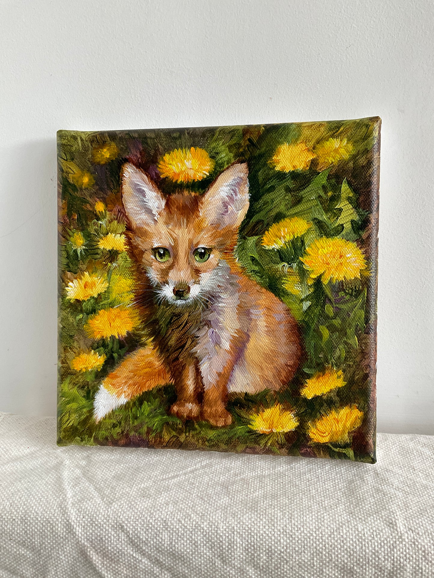 Baby Fox in Dandelions