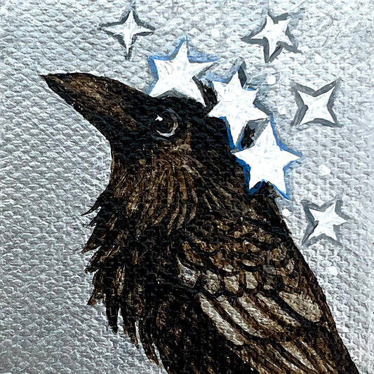 Crowberge Egg Silver Stars