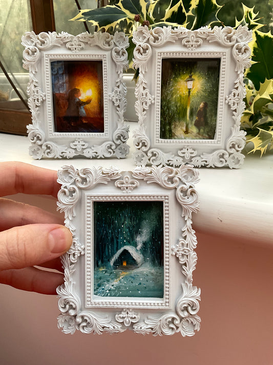 All 3 miniatures together, the Light series
